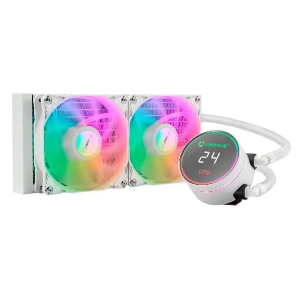 Unykach Water Cooler Aquastorm 240 Kit RGB Branco