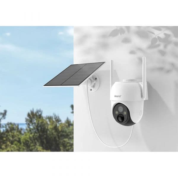 Arenti Câmara de Segurança Go2t 2K Wi-Fi Bateria + Painel Solar