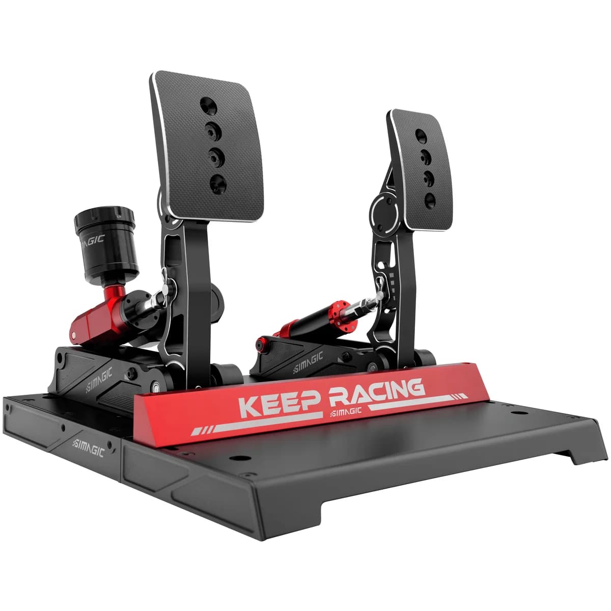 Pedais  Simagic P1000-FRS - 2 Pedais - Loadcell 100Kg e travão hidráulico