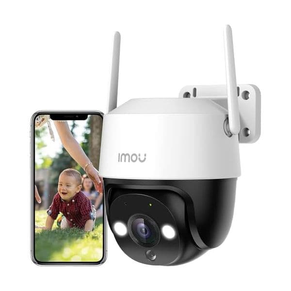 Imou Câmara de Segurança Cruiser SE+ 3MP/3Mpx (IPC-K7CP-3H1WE) Wi-Fi Exterior 360° Visão Noturna Colorida PIR Microfone Branca