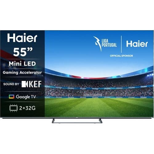 TV Haier 55" H55M80FUX Mini LED Smart TV Google TV 4K HDR