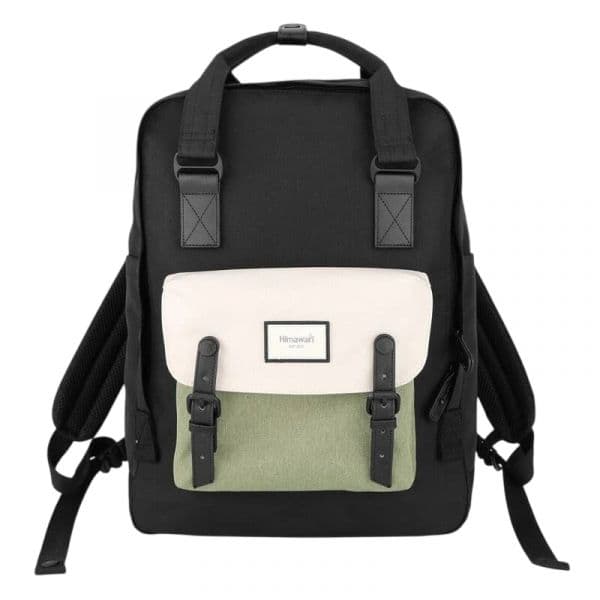 Himawari Mochila 1010 para Portátil até 15.6" Preto, Verde