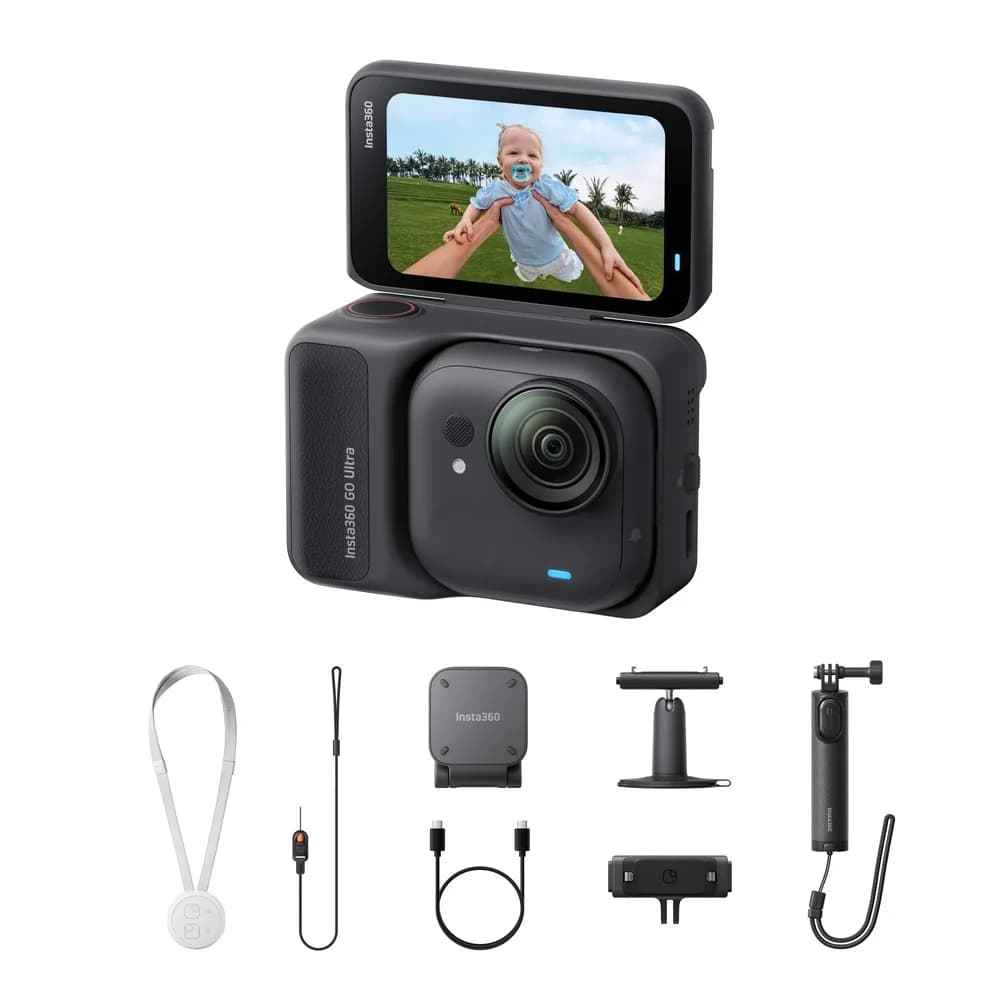 Action Cam INSTA360 Go Ultra Creator Bundle 4K 360° Midnight Black