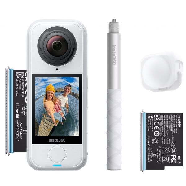 Action Cam Insta360 Caméra 360 X4 Air White Starter Pack