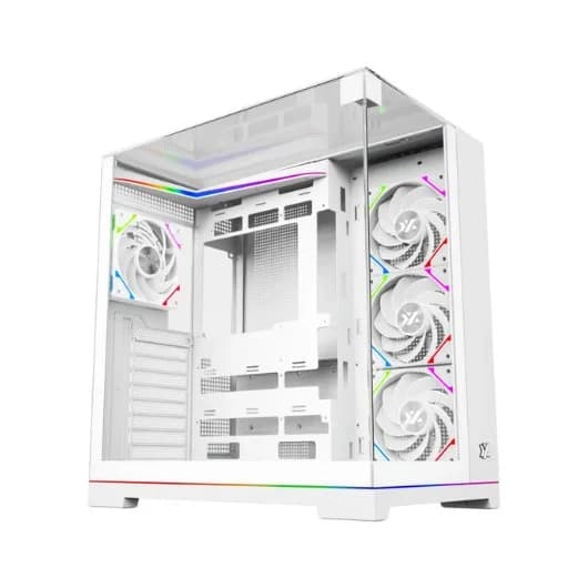 XYZ TESSERACT ATX, Micro-ATX, Mini-ITX aRGB Branco