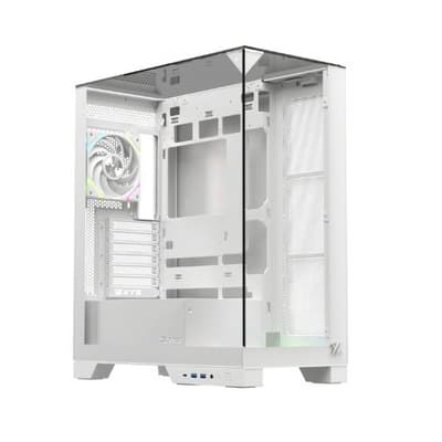 XYZ Trifecta ATX Vidro Temperado Branco