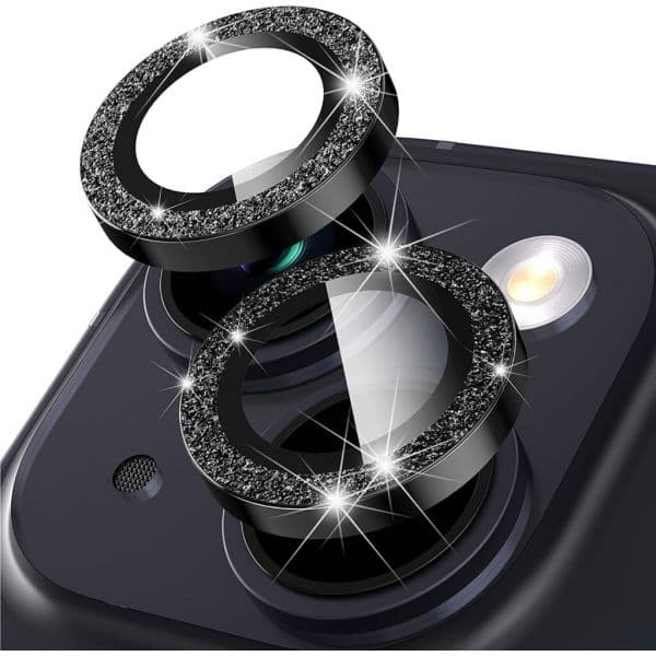 Película Vidro Temperado Brilhante Camera Traseira para iPhone 14/ 14 Plus Black
