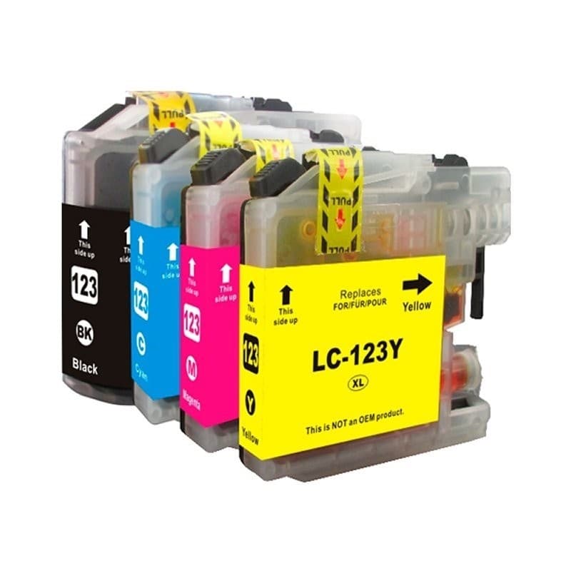 Cartucho compatível INKOEM Brother LC123XL Magenta