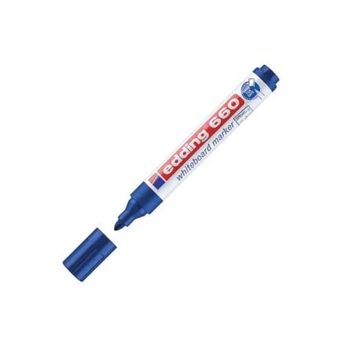Edding Marcador Quadro Branco 660 Azul Pack 10 Un.