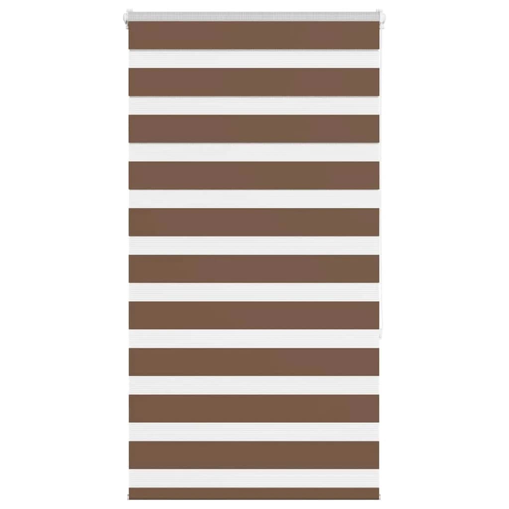 vidaXL Cortina de zebra 90x150 cm largura do tecido 85,9 cm poliéster