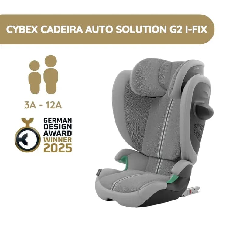 Cybex Solution G2 i-Fix Plus (100-150cm) Stone Grey