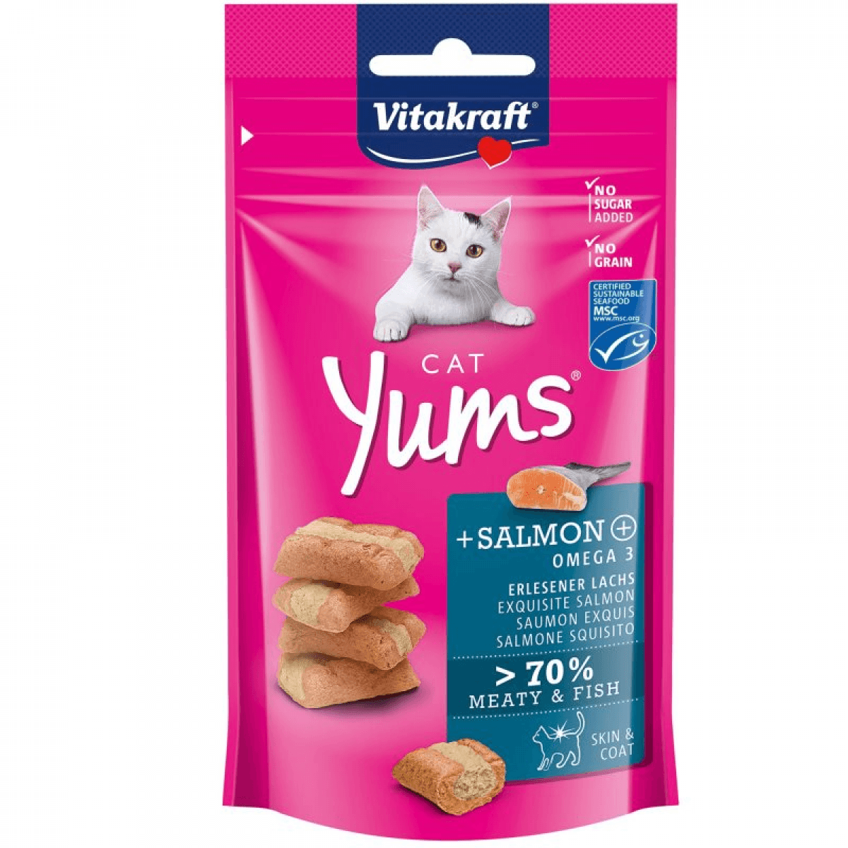 Vitakraft Snack Gato Cat Yums Salmon 40g