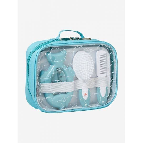 Vertbaudet Bolsa para Cuidados de Higiene Cinzento Claro