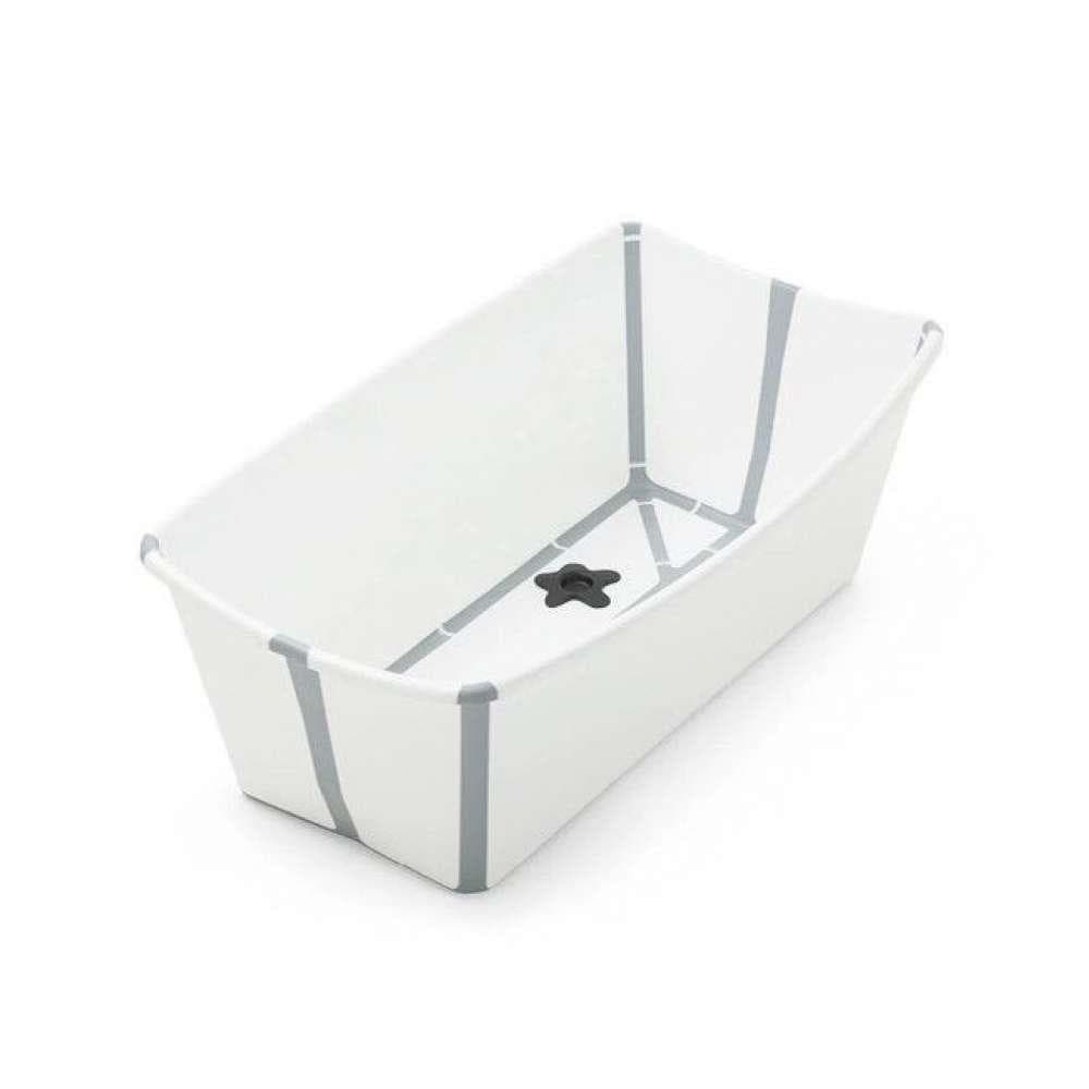 Stokke Banheira Desdobrável Flexi Bath com Tampa Sensível Ao Calor Branco