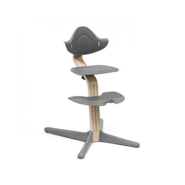 Stokke Cadeira de Papa Nomi Madeira Natural Grey