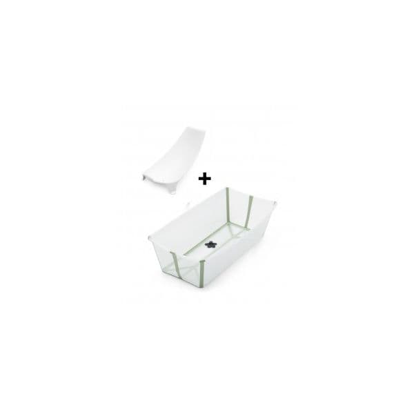 Stokke Banheira XL + Suporte Recém-nascido Transparente Verde