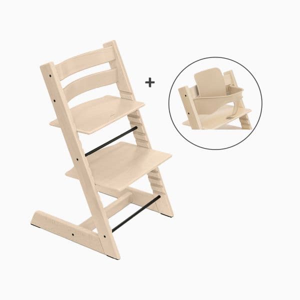 Stokke Cadeira de Refeição Evolutiva Tripp Trapp + Baby Set Natural
