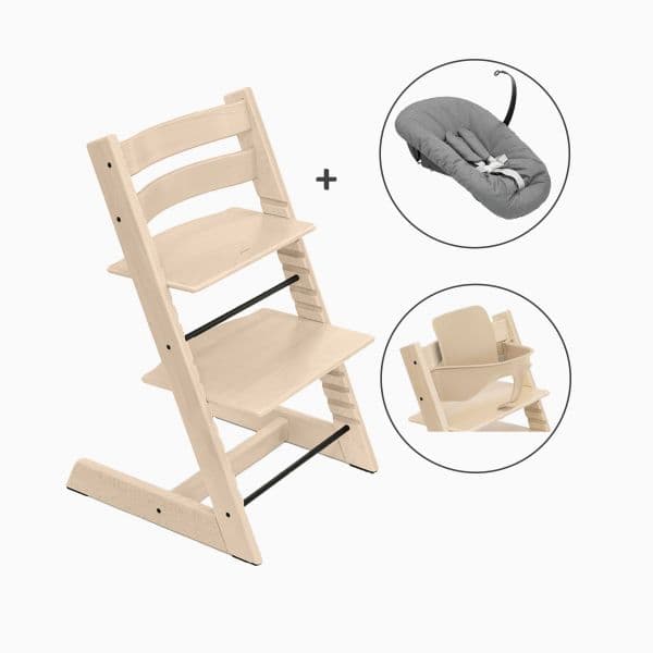 Stokke Bundle Tripp Trapp + Babyset + Newborn Set Natural/grey