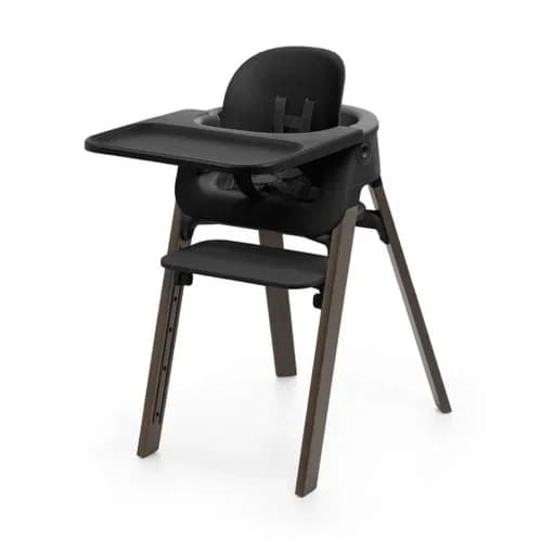 Stokke Cadeira de Papa Steps Black/Warm Brown 692400