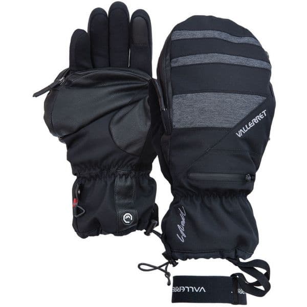 Vallerret Luvas Foto Skadi Lrs Zipper Mitt Preta Tamanho S - VALL23SKDBKS