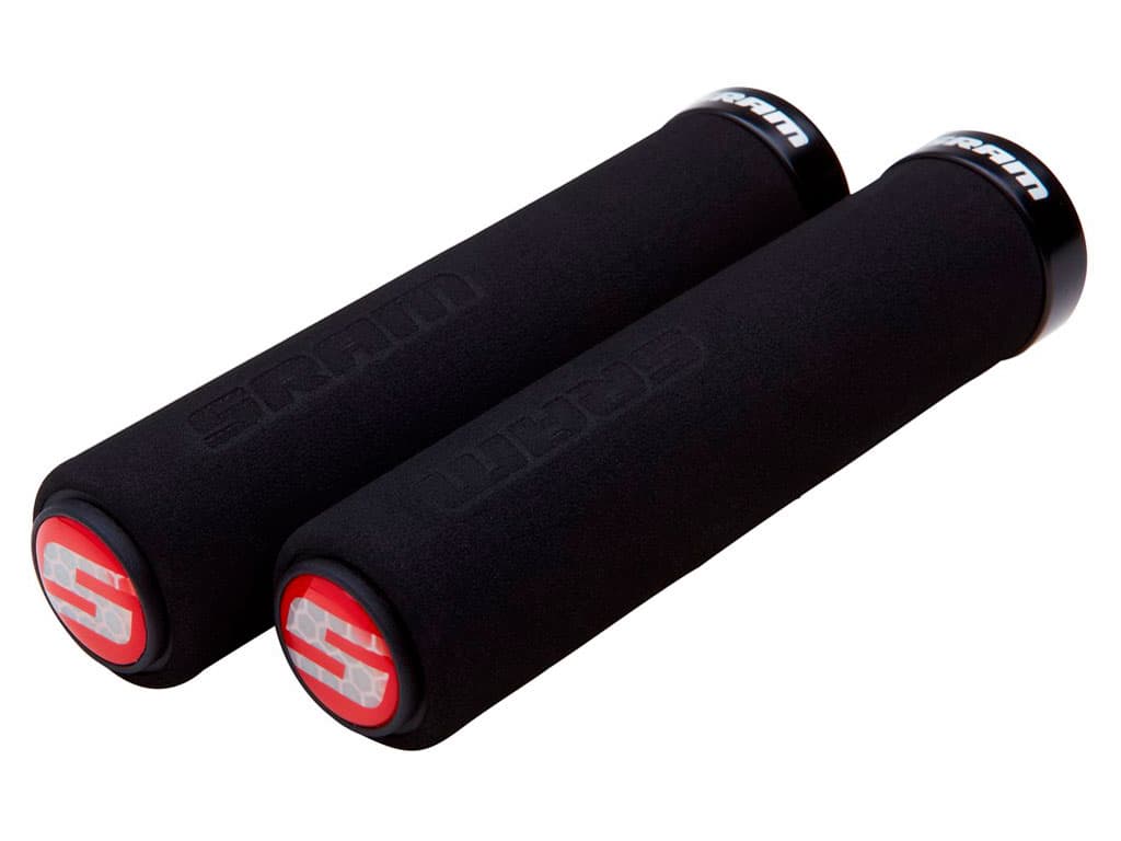 PUNHOS BICICLETA SRAM LOCKING GRIPS FOAM PRETO/PRETO