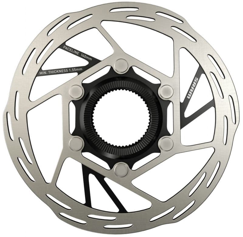 DISCO TRAVAO BIC SRAM PACELINE 140MM CENTERLOCK BISELADO