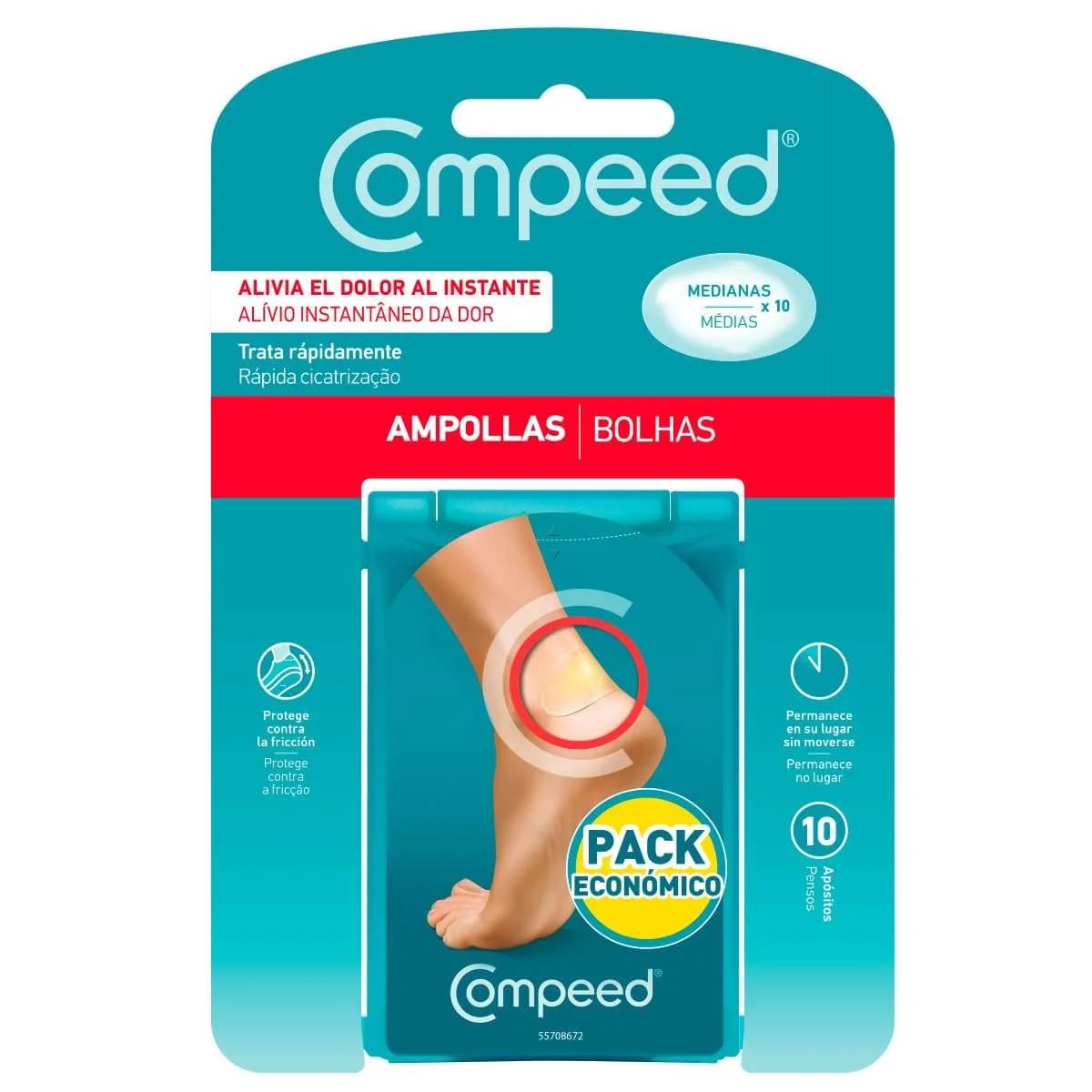 Compeed Bolhas Médias 10 Pensos