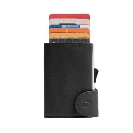 Carteira 11 Cartões e Moedas C-SECURE XL 1707XLCP Preto