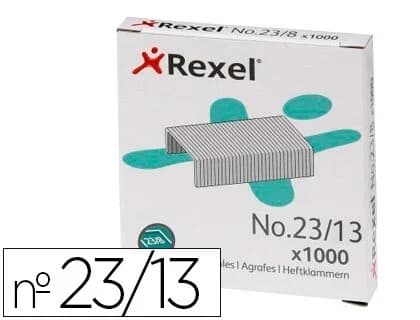 Rexel Agrafos de Aco Nº 23/13 1000 un. - OFF300036CE