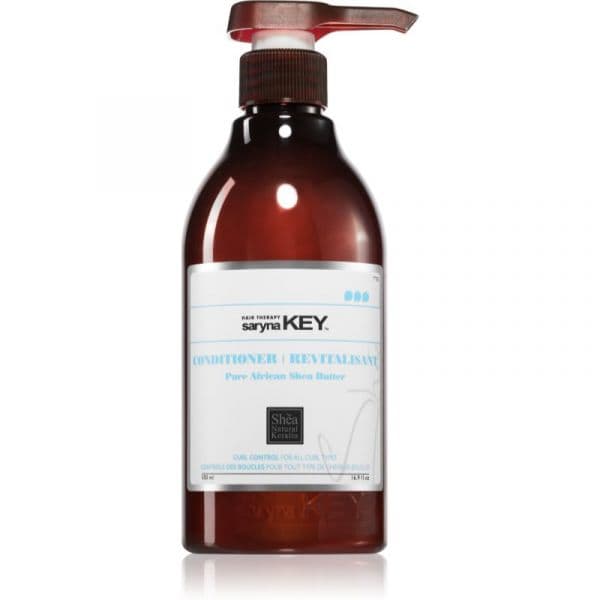 Saryna Key Pure African Shea Butter Curl Control Condicionador para Cabelos Ondulados e Encaracolados 500ml