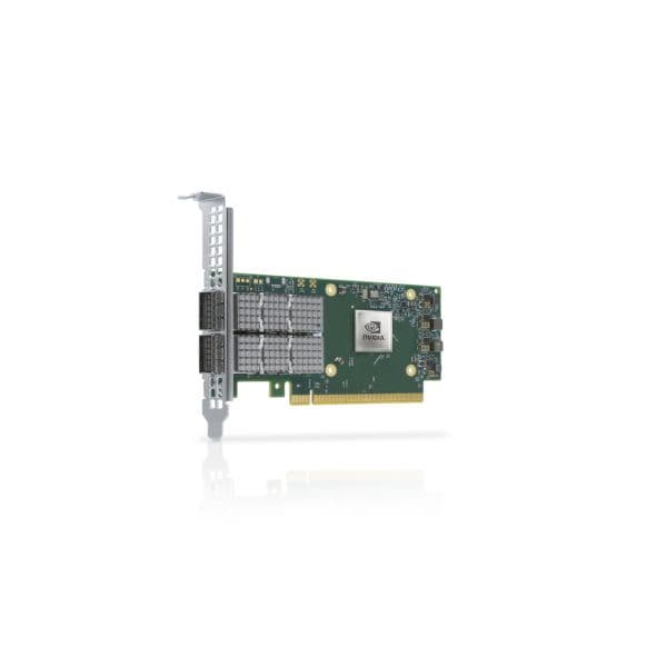 Nvidia ConnectX-6 Dx EN Adaptador de Rede Interno Fibra PCIe 4.0 x16 100000 Mbit/s (100 Gigabit) QSFP56 x 2 Crypto Disabled