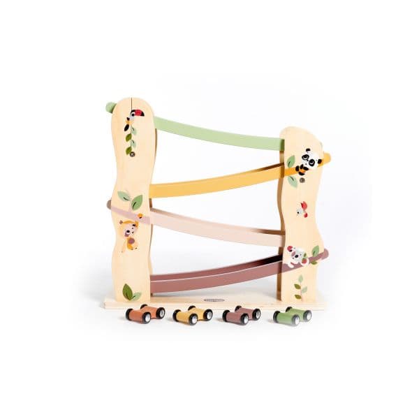 Tiny Love Boho Chic Wooden Race Car Ramp