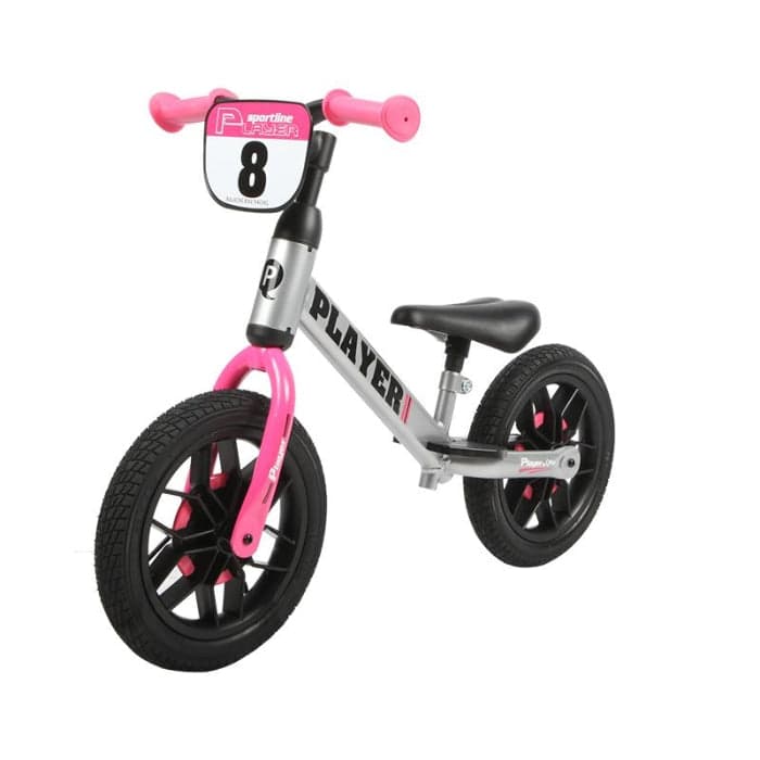 Bicicleta de equilíbrio Qplay Player Pink
