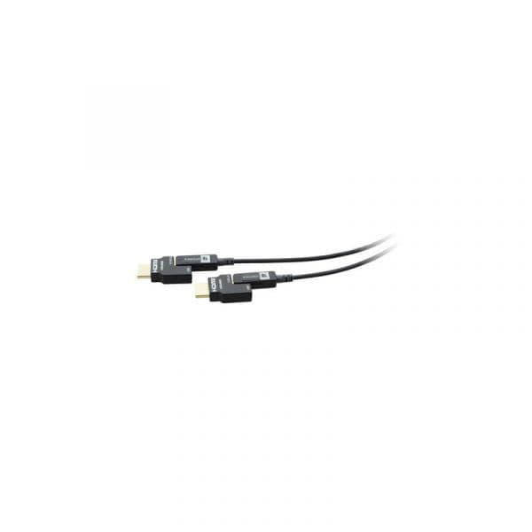 Kramer CLS-AOCH/60-66 Cabo HDMI Ativo Ótico 20 Metros 4K@60Hz (4:4:4) UHD Tipo D (Micro) Macho a Macho Preto