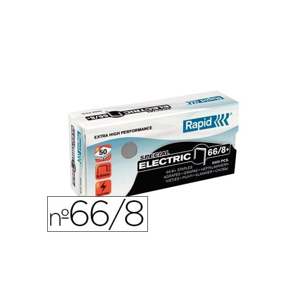Rapid Caixa 5000 Agrafos Super Strong 66/8