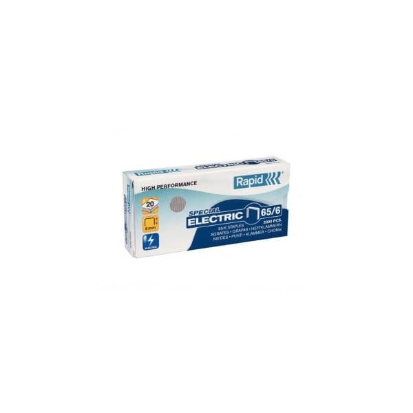Rapid Caixa 5000 Agrafos 65/6 Galvanizados