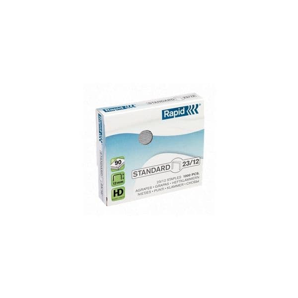 Rapid Caixa 1000 Agrafos Standard Nº23/12