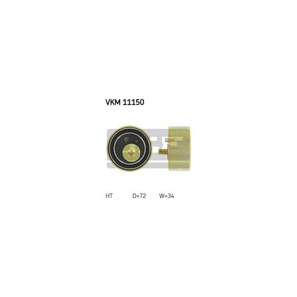 SKF - VKM 11150 - Rolo tensor, correia dentada - 7316571663708