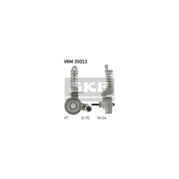 SKF - VKM 35013 - Rolo tensor, correia trapezoidal estriada - 7316572282441