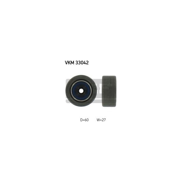 SKF - VKM 33042 - Rolo tensor, correia trapezoidal estriada - 7316572300503