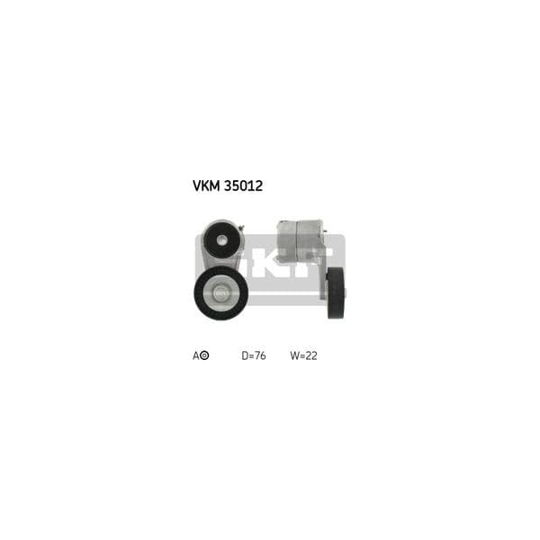 SKF - VKM 35012 - Rolo tensor, correia trapezoidal estriada - 7316572303771