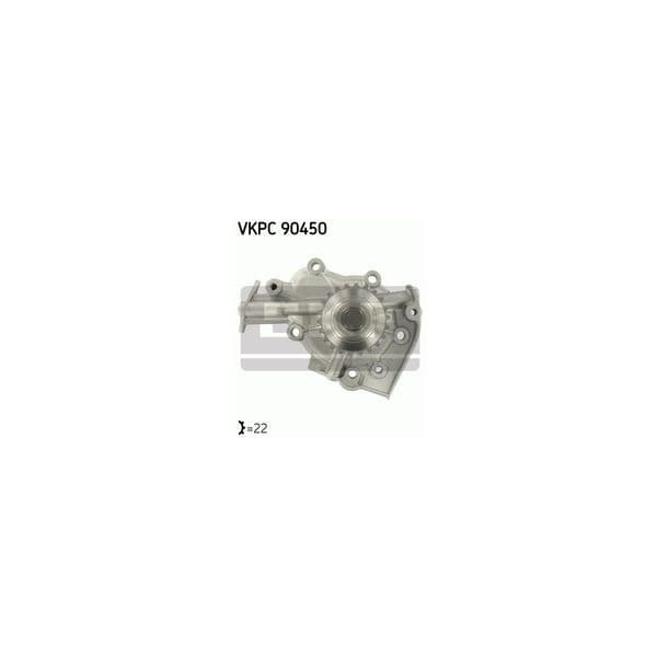 SKF - VKPC 90450 - Bomba de água - 7316572388235