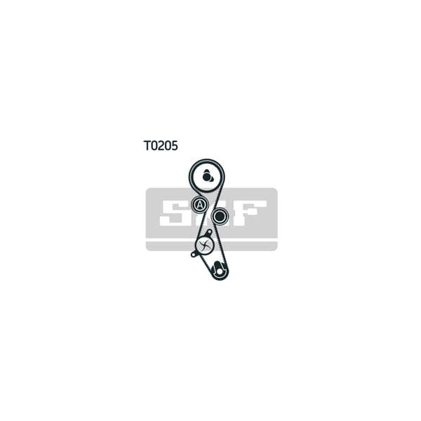 SKF - VKMA 03257 - Jogo de correias dentadas - 7316572389362