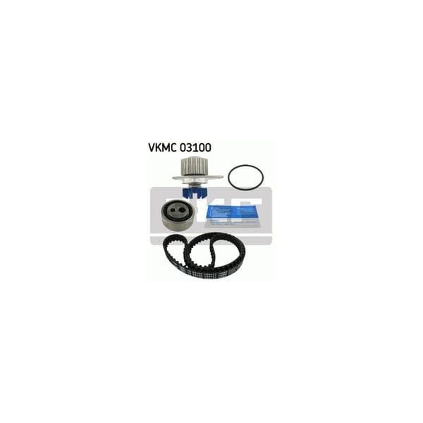 SKF - VKMC 03100 - Bomba de água + kit de correia dentada - 7316572504246