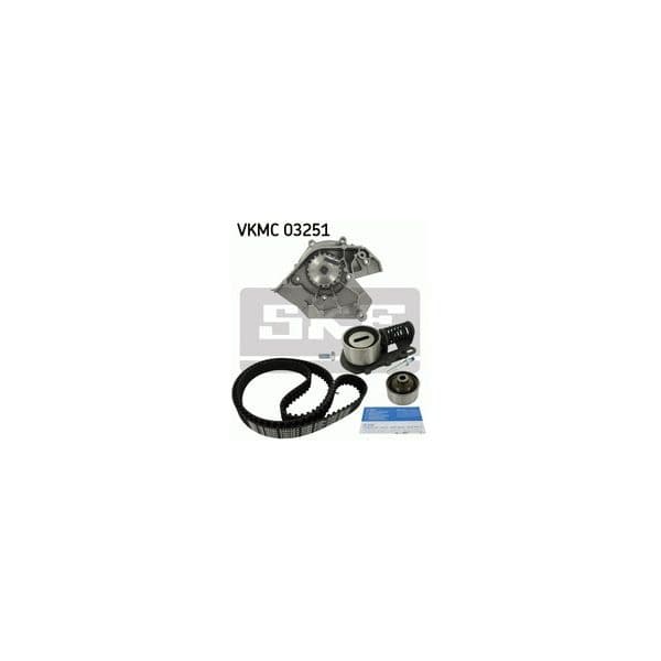 SKF - VKMC 03251 - Bomba de água + kit de correia dentada - 7316572504727