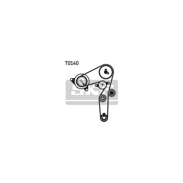 SKF - VKMC 02174 - Bomba de água + kit de correia dentada - 7316572505199