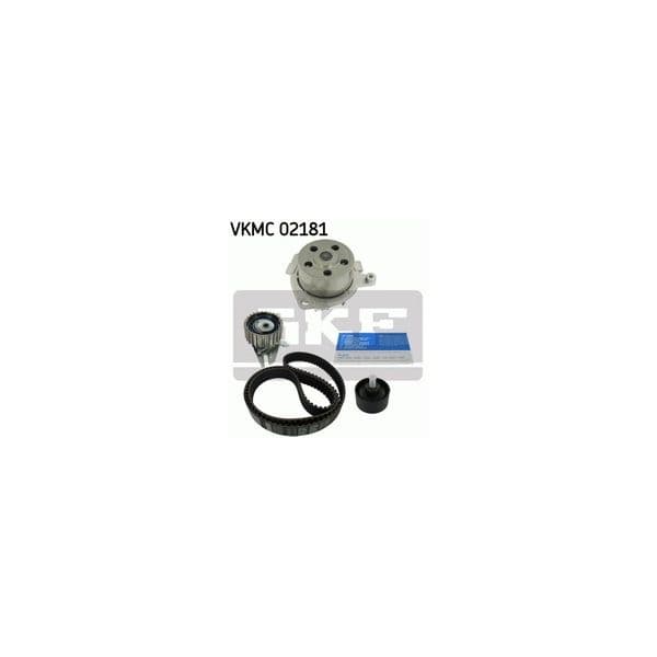 SKF - VKMC 02181 - Bomba de água + kit de correia dentada - 7316572507636