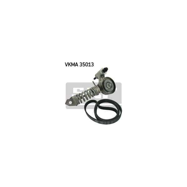 SKF - VKMA 35013 - Jogo de correias trapezoidais estriadas - 7316572532751