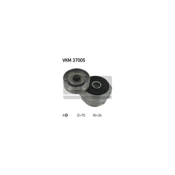 SKF - VKM 37005 - Rolo tensor, correia trapezoidal estriada - 7316573398851