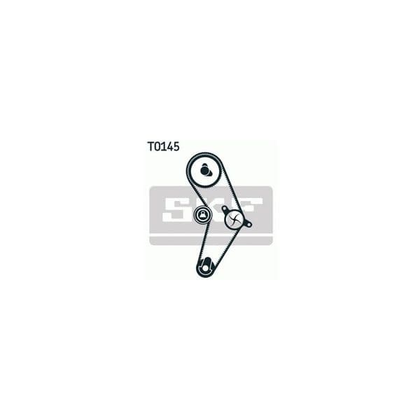 SKF - VKMC 02206 - Bomba de água + kit de correia dentada - 7316574317394